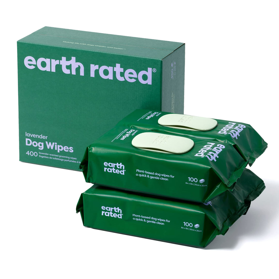 Earth Rated Hypoallergenic Pet Wipes for Dogs & Cats